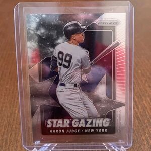 2020 Panini Prizm New York Yankees Aaron Judge Star Gazing Card #SG-9